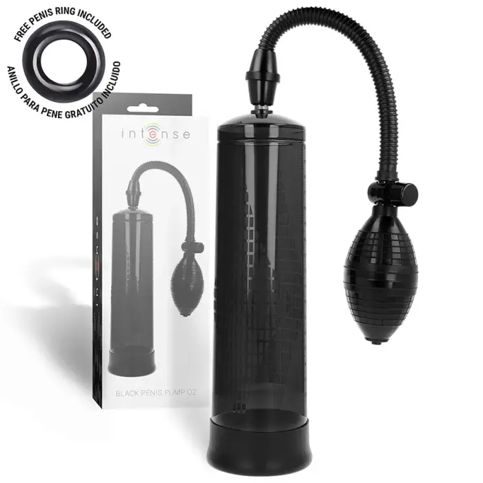 INTENSE Pump 02 varpos siurblys – 20 cm – juodas