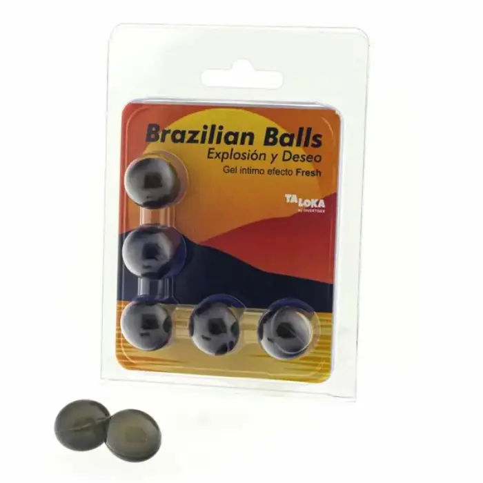 Taloka Brazilian Balls массажные гелевые капсулы – освежающий эффект Fresh – 5 шт.