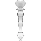 Ibiza Nebula Series Model 21 stikla dildo – 20.5 cm (8″) – Caurspīdīgs — Foto 4