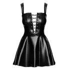 Noir must powerwetlook minikleit nöörimisega – L — Foto 6