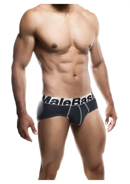 MaleBasics Microfiber Briefs – Black – S