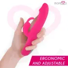 Moressa Molly dubultais vibrators – 20.5 cm (8″) – violets — Foto 9