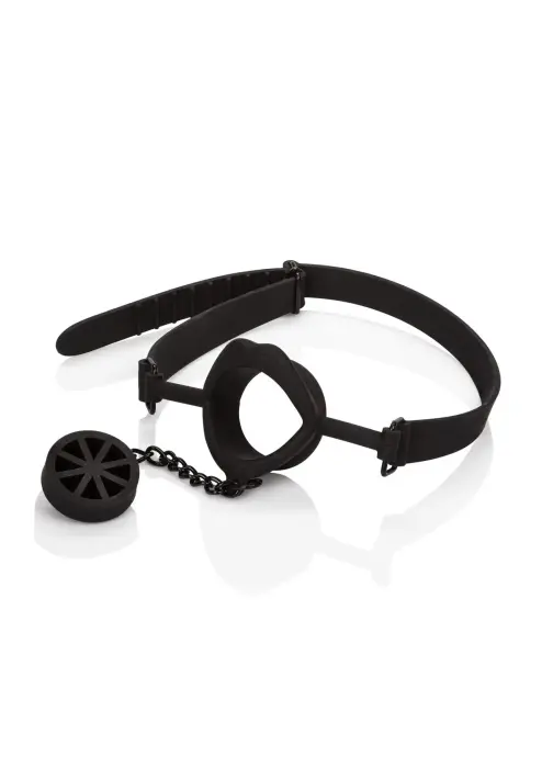 CalExotics Scandal Silicone Stopper Gag – Black