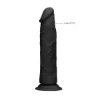 Realistiškas dildo – 17 cm (7″) – Juodas — Nuotrauka 5