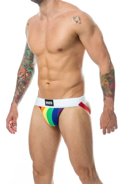 MOB Pride Classic jockstrap – multicolored – XXL