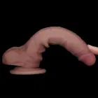 LoveToy Sliding Skin Pro II Dual Layer Silicone Dong – realistiškas dviejų sluoksnių silikoninis dildo – 19 cm — Nuotrauka 14