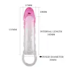 PRETTY LOVE - Peenise varrukas – 17.5 cm – must — Foto 7