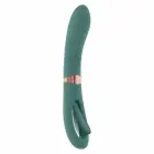 Двойной вибратор Evolved Novelties Chick Flick – 21.8 cm (8.6″) – зеленый — Фото 1