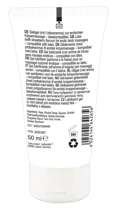 Lick it zemeņu masāžas gels – 50 ml Foto 2