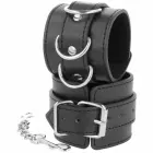 Darkness Adjustable PVC Leather Cuffs Black – Versatile Hand & Ankle Model — Photo 7