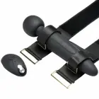 Master Series Thunderstick Wand with Adjustable Thigh Harness Black — Nuotrauka 8