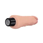 Real Softee vibruojantis dildo – 18 cm (7″) – kūno spalva — Nuotrauka 3