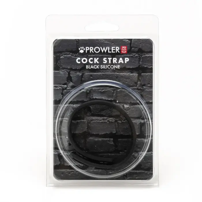 Prowler RED Silicone Cock Strap – Black
