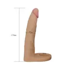 LoveToy The Ultra Soft Double – strap-on ring dildo – TPE – 7" — Photo 6