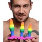 Silicone Anal Trainer Set – 10 - 15 cm – Rainbow — Photo 2