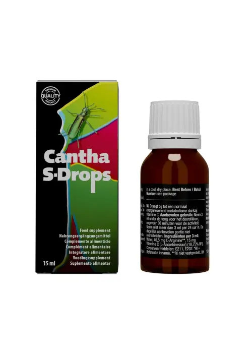 Cantha S-Drops стимулирующие капли – 15 мл
