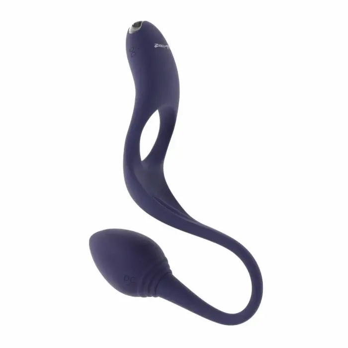 Zero Tolerance Tip To Tail vibrējošs gredzena un spraudņa komplekts – 34 cm – violets