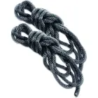 Sportsheets S&M Silky Rope Kit Black 2x183cm Soft Bondage Set — Photo 1