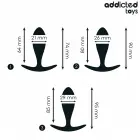 Addicted Toys Progressive Anal Plug Kit Model 2 – 3-Piece Set — Photo 4