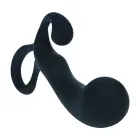 Bulb with Loop silikona prostatas masieris – M – Melns Foto 5