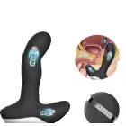 Luxury Play Prostate Stimulator – Silicone USB Massager – 7 Function – Pulsator – Heating – Black Photo