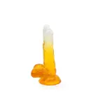 Kiotos Cox Colorful Dildo – 17.5 cm (7″) – Clear/Yellow — Photo 3