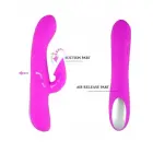 LyBaile Desirable Flirt 12 Function Air Pulse Clitoral Stimulator Vibrator – 20 cm – Pink — Photo 2