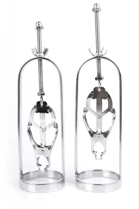 Kiotos Nipple Pullers with Clover Clamps – Silver