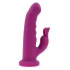 PLAYBOY FLUFFLE Rabbit Vibrator – 19.7 cm (7.75″) – Pink — Photo 3