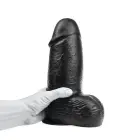 Hans XL dildo – 28 cm – Melns — Foto 3