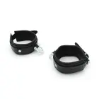 Leather Ankle cuffs with Metal Shackle Photo
