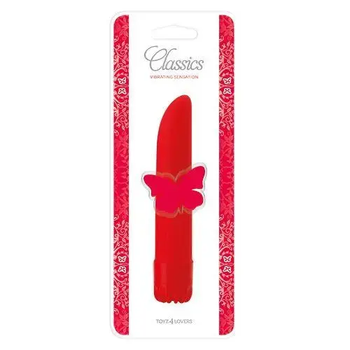 Классический вибратор – 14 cm (5.5″) – красный