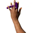 ROMP Amp – mažas analinių karoliukų grandinėlė – 12 cm (4.7″) – Violetinė Photo