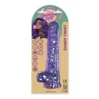 Bubblegum Blast Candy Twist – želeedildo iminapaga – lilla – 24 cm — Foto 1