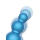 5-Ball Vibrating Anal Plug with Remote – Blue — Photo 7