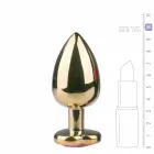 Rimba Aluminium Heart Crystal Intimate Plug – 8.5 cm – Silver — Photo 4