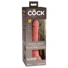 King Cock Elite KCE 7 двухслойный силиконовый дилдо – 21 см (8.3″) – телесный — Фото 1