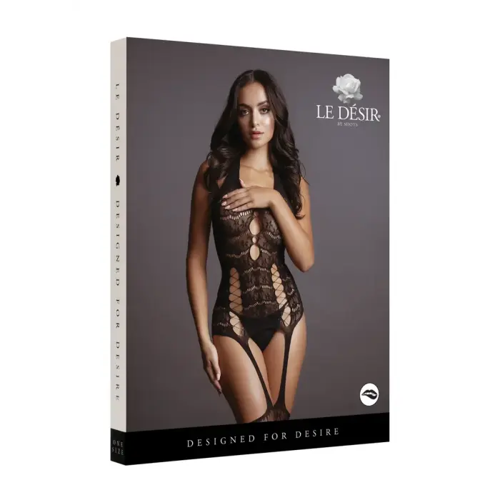 Lace Suspender Bodysuit – One Size
