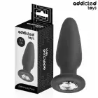 Addicted Toys silikoonist anaaltapp L dekoratiivse juveeliga – 12.6 cm – Must — Foto 1