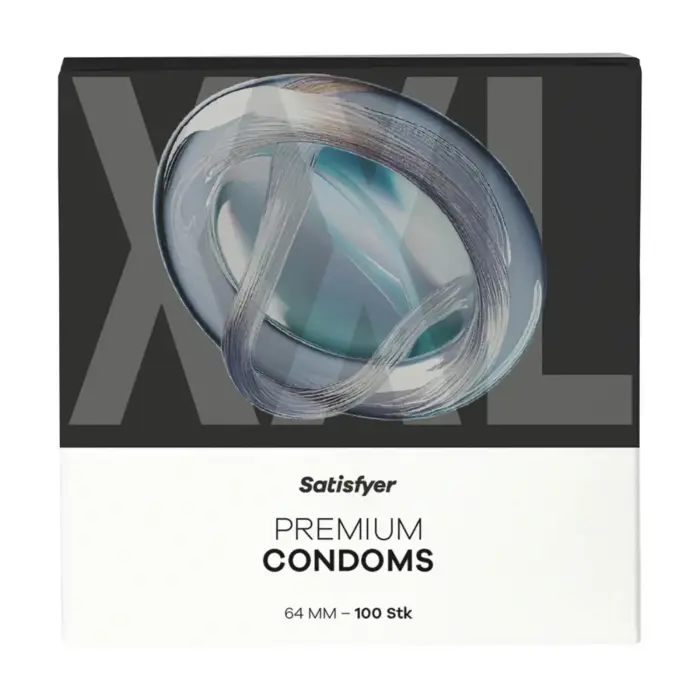 Satisfyer XXL Condoms – 100 pcs.