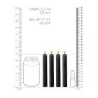 Ouch! Teasing Massage Wax Candles – Black – 4 pcs — Photo 3