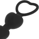 BLACK&SILVER Mila Silicone Heart Chain – 18 cm – Black — Photo 3