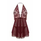 Christine Nataly Open Cup Babydoll, Red, Flowing Lightweight Design — Foto 4