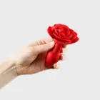 Giulietta - Rotating Anal Rose Plug with Remote Control – 7.7 cm – Red — Photo 7