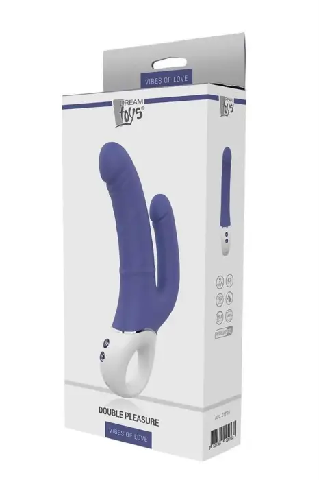 Vibes of Love Double Pleasure Dual Stimulator – Black
