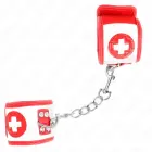 KINK Mini Nurse регулируемые фиксаторы для запястий – чёрные — Фото 2