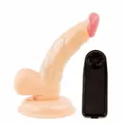 Baile Super Rota elastīgs vibrators – 15 cm (6″) – miesas krāsa — Foto 2