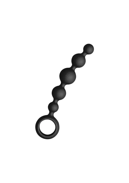 Joyballs Anal Wave anālo bumbiņu ķēde – S – Melns