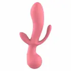 AMOUR Claire – triple stimulation vibe – dual motor, flexible – 22 cm – pink — Photo 3