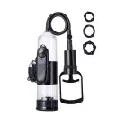 A-TOYS peenise pump Coal – 22.8 cm (9″) – Läbipaistev vibratsiooniga — Foto 5